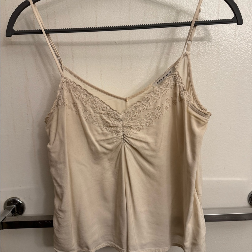 American Eagle Outfitters Cream Cami Top